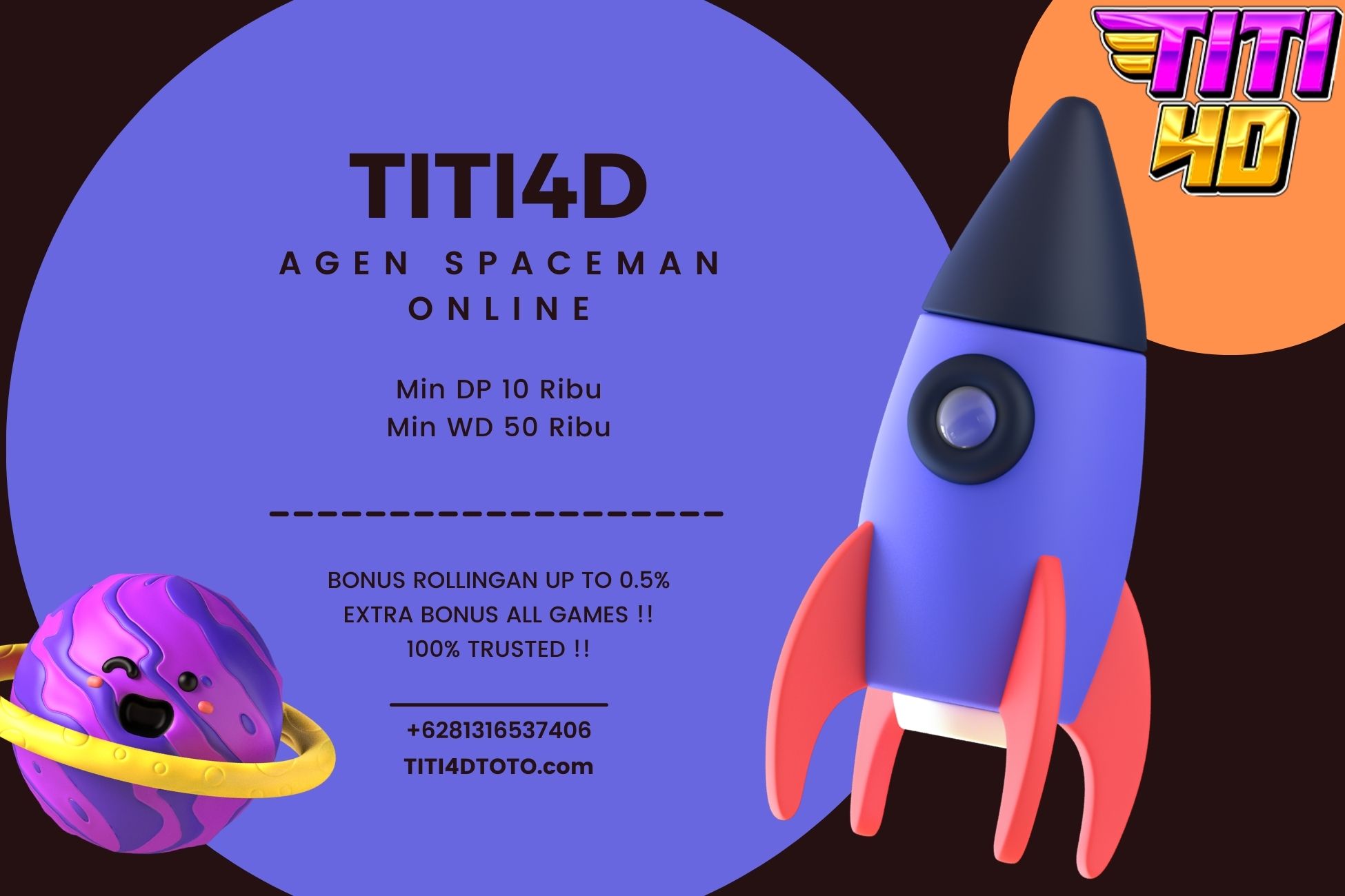 Agen Spaceman Online Titi4D